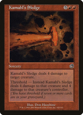 Kamahl's Sledge [Torment] | Good Games North