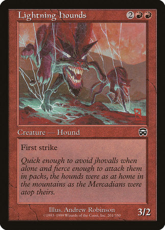 Lightning Hounds [Mercadian Masques] | Good Games North