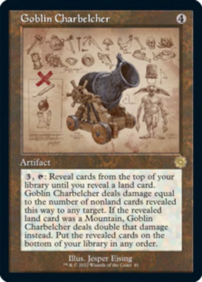Goblin Charbelcher (Retro Schematic) [The Brothers' War Retro Artifacts] | Good Games North