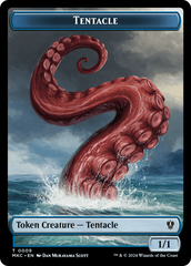 Tentacle // Koma's Coil Double-Sided Token [Murders at Karlov Manor Commander Tokens] | Good Games North