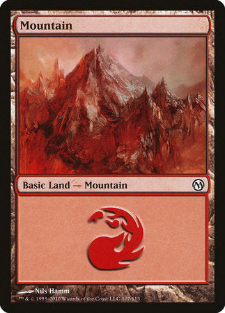 Mountain (107) [Duels of the Planeswalkers] | Good Games North