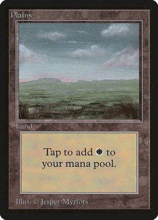 Plains (C) [Limited Edition Beta] | Good Games North