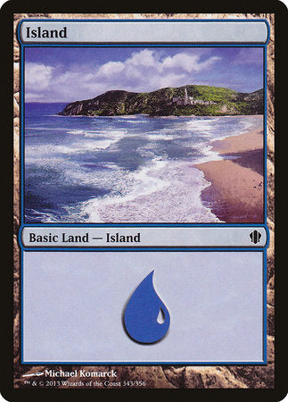 Island (343) [Commander 2013] | Good Games North