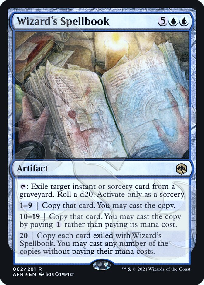 Wizard's Spellbook (Ampersand Promo) [Dungeons & Dragons: Adventures in the Forgotten Realms Promos] | Good Games North