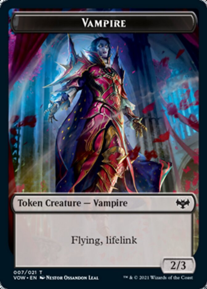 Vampire Token (007) [Innistrad: Crimson Vow Tokens] | Good Games North