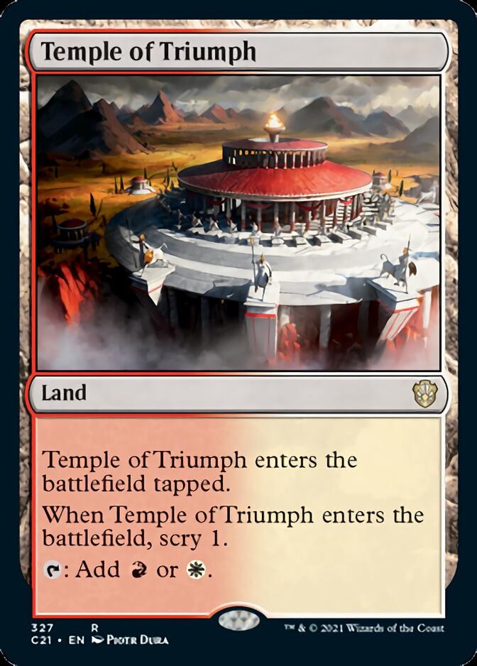 Temple of Triumph [Commander 2021] | Good Games North