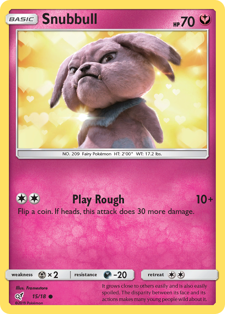 Snubbull (15/18) [Sun & Moon: Detective Pikachu] | Good Games North