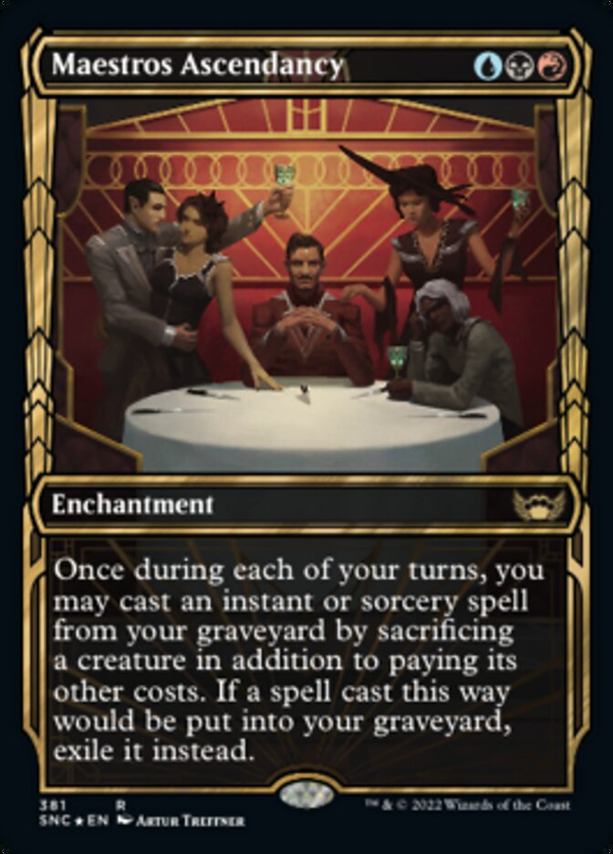 Maestros Ascendancy (Showcase Golden Age Gilded Foil) [Streets of New Capenna] | Good Games North