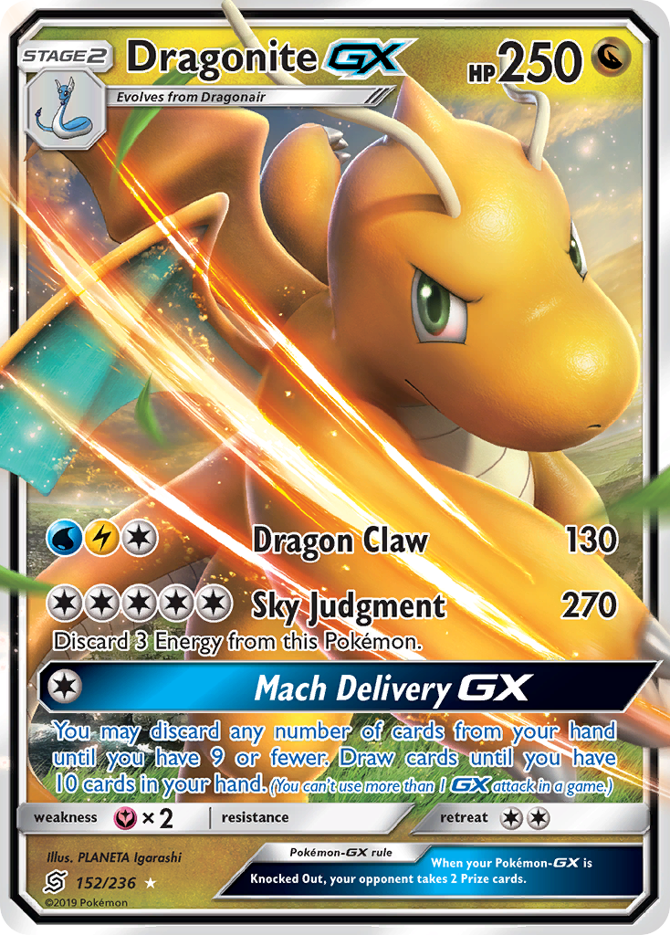 Dragonite GX (152/236) [Sun & Moon: Unified Minds] | Good Games North