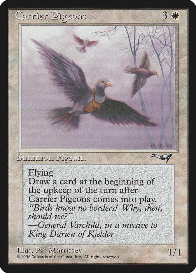 Carrier Pigeons (Flying Art) [Alliances] | Good Games North