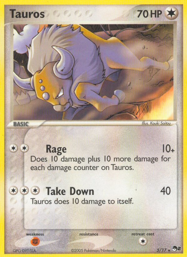 Tauros (5/17) [POP Series 2] | Good Games North