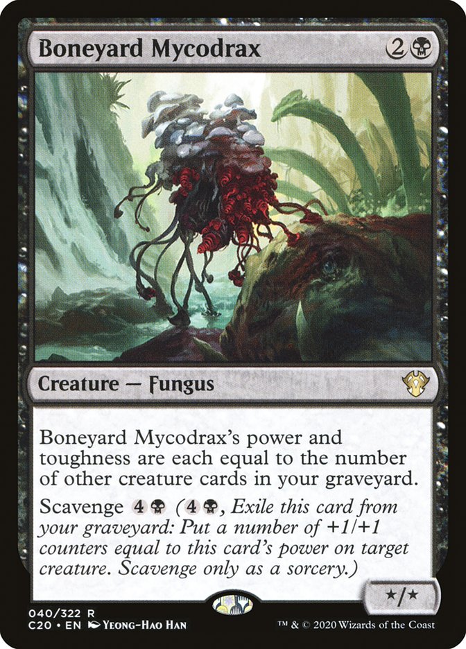 Boneyard Mycodrax [Commander 2020] | Good Games North