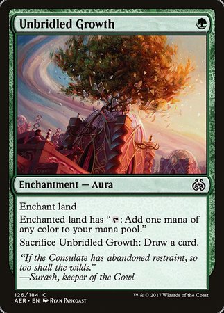 Unbridled Growth [Aether Revolt] | Good Games North