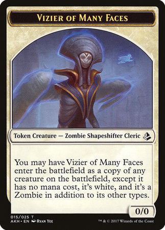 Vizier of Many Faces Token [Amonkhet Tokens] | Good Games North