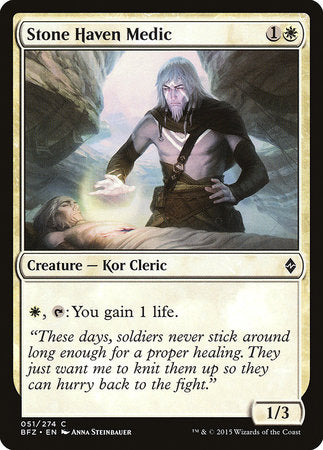Stone Haven Medic [Battle for Zendikar] | Good Games North