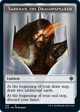 Sarkhan, the Dragonspeaker // Sarkhan, the Dragonspeaker Double-Sided Token [Starter Commander Decks] | Good Games North