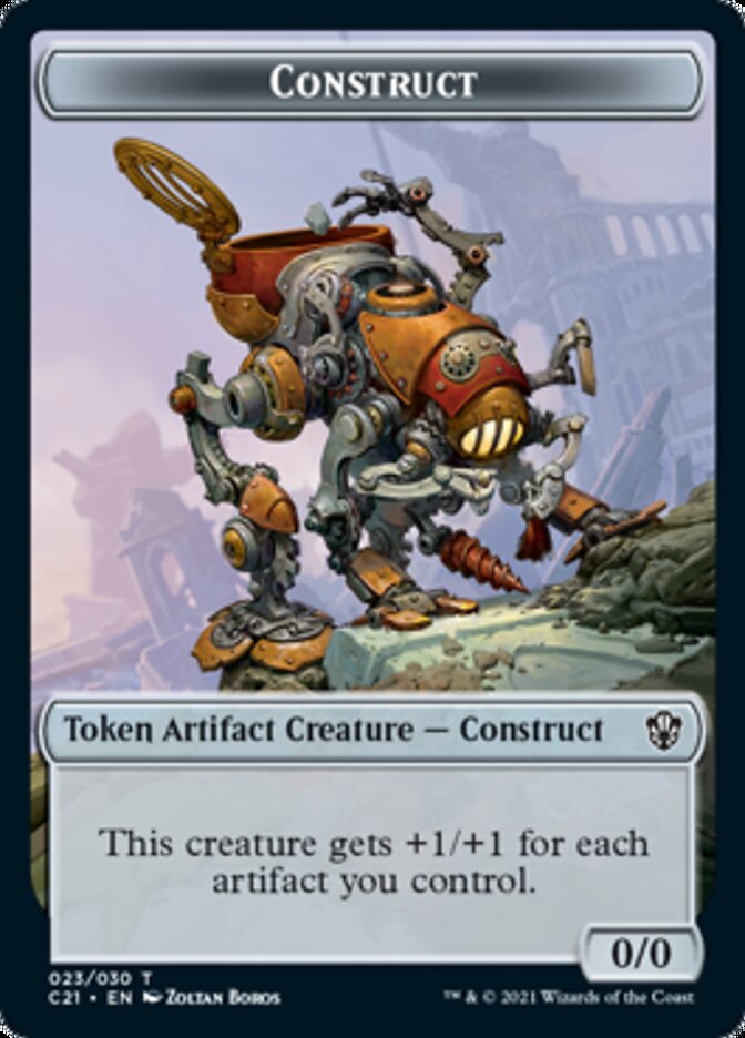 Copy // Construct Token (030) [Commander 2021 Tokens] | Good Games North