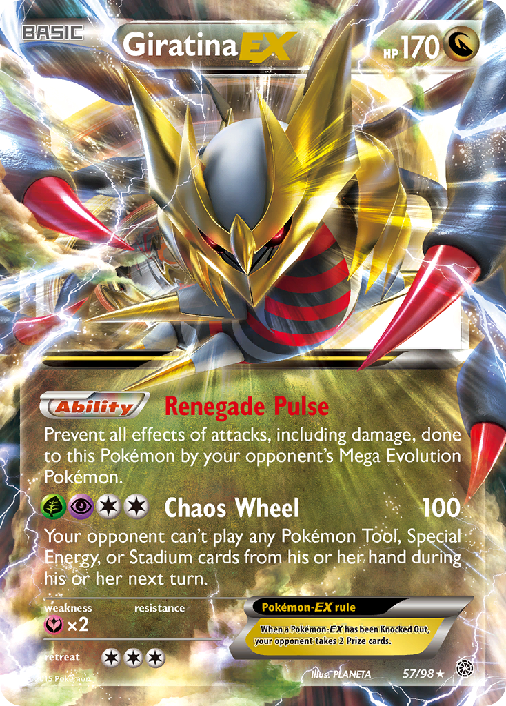Giratina EX (57/98) [XY: Ancient Origins] | Good Games North