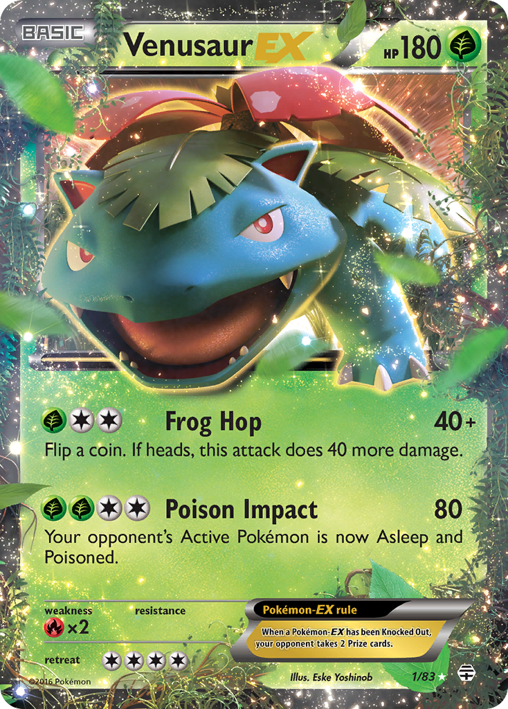 Venusaur EX (1/83) [XY: Generations] | Good Games North