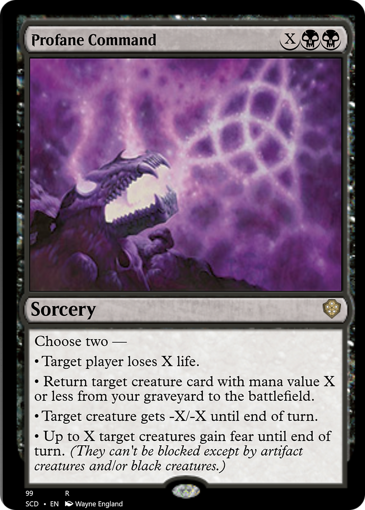 Profane Command [Starter Commander Decks] | Good Games North