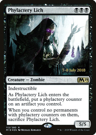 Phylactery Lich [Core Set 2019 Promos] | Good Games North