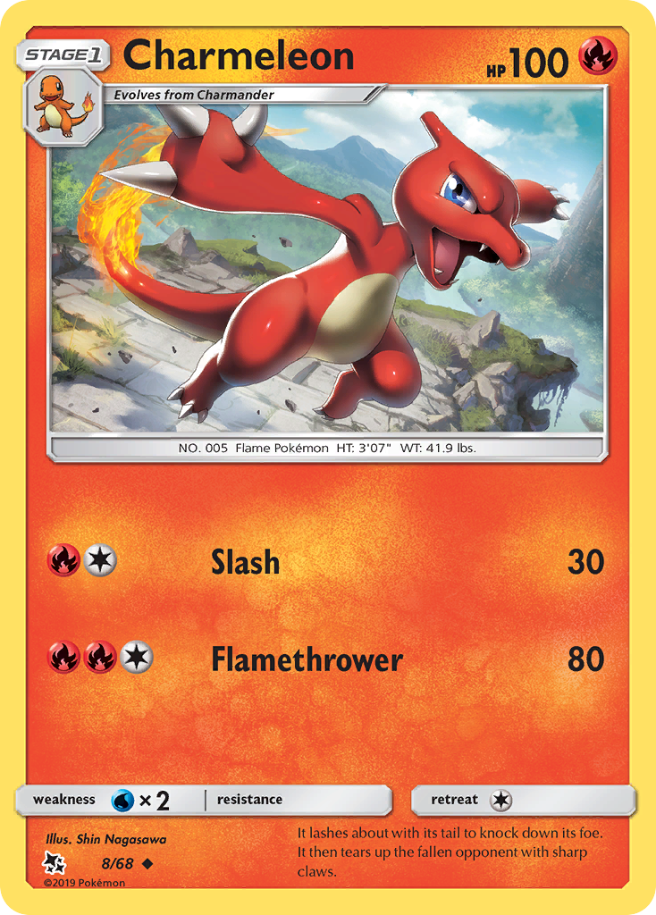 Charmeleon (8/68) [Sun & Moon: Hidden Fates] | Good Games North