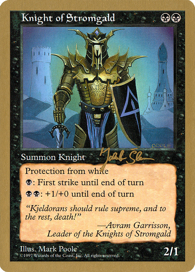 Knight of Stromgald (Jakub Slemr) [World Championship Decks 1997] | Good Games North