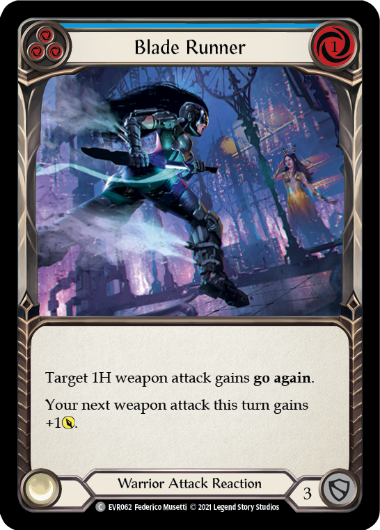 Blade Runner (Blue) [EVR062] (Everfest)  1st Edition Rainbow Foil | Good Games North