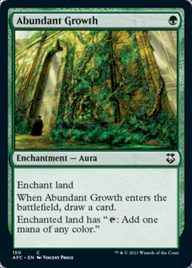 Abundant Growth [Dungeons & Dragons: Adventures in the Forgotten Realms Commander] | Good Games North