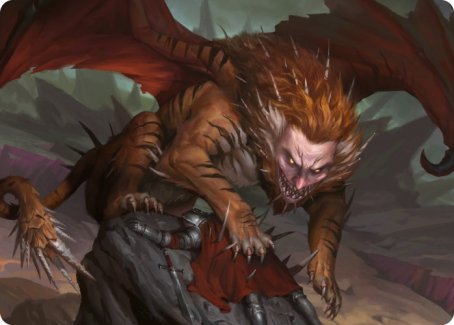 Manticore Art Card [Dungeons & Dragons: Adventures in the Forgotten Realms Art Series] | Good Games North