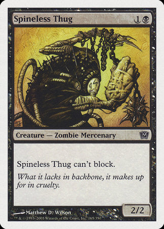 Spineless Thug [Ninth Edition] | Good Games North