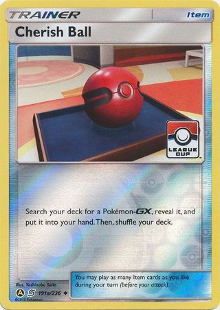 Cherish Ball (191a/236) (League Promo) [Sun & Moon: Unified Minds] | Good Games North