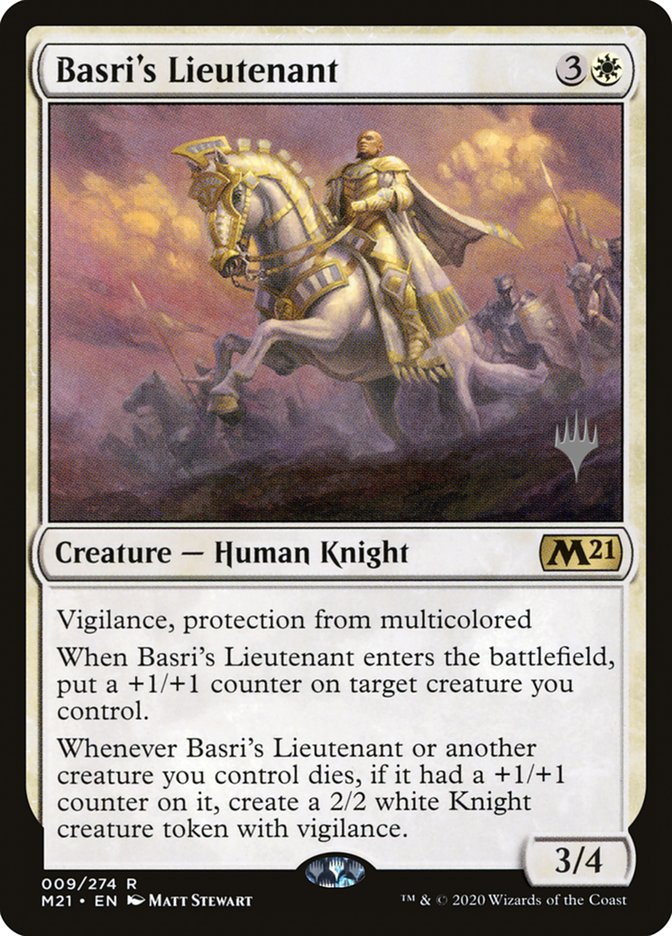 Basri's Lieutenant (Promo Pack) [Core Set 2021 Promos] | Good Games North