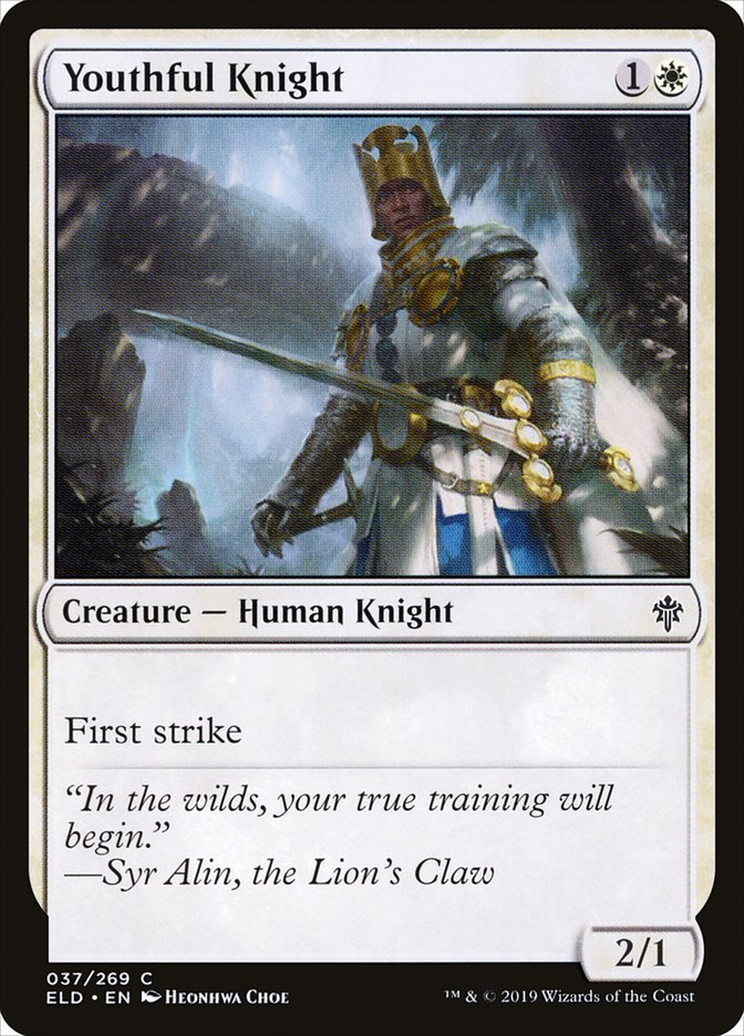 Youthful Knight [Throne of Eldraine] | Good Games North
