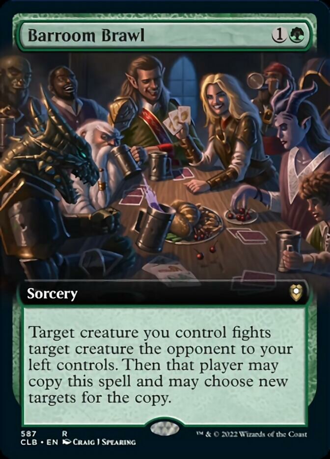 Barroom Brawl (Extended Art) [Commander Legends: Battle for Baldur's Gate] | Good Games North