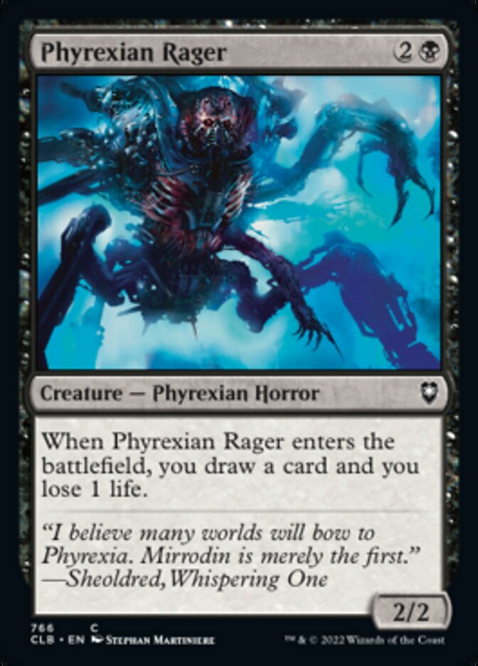 Phyrexian Rager [Commander Legends: Battle for Baldur's Gate] | Good Games North