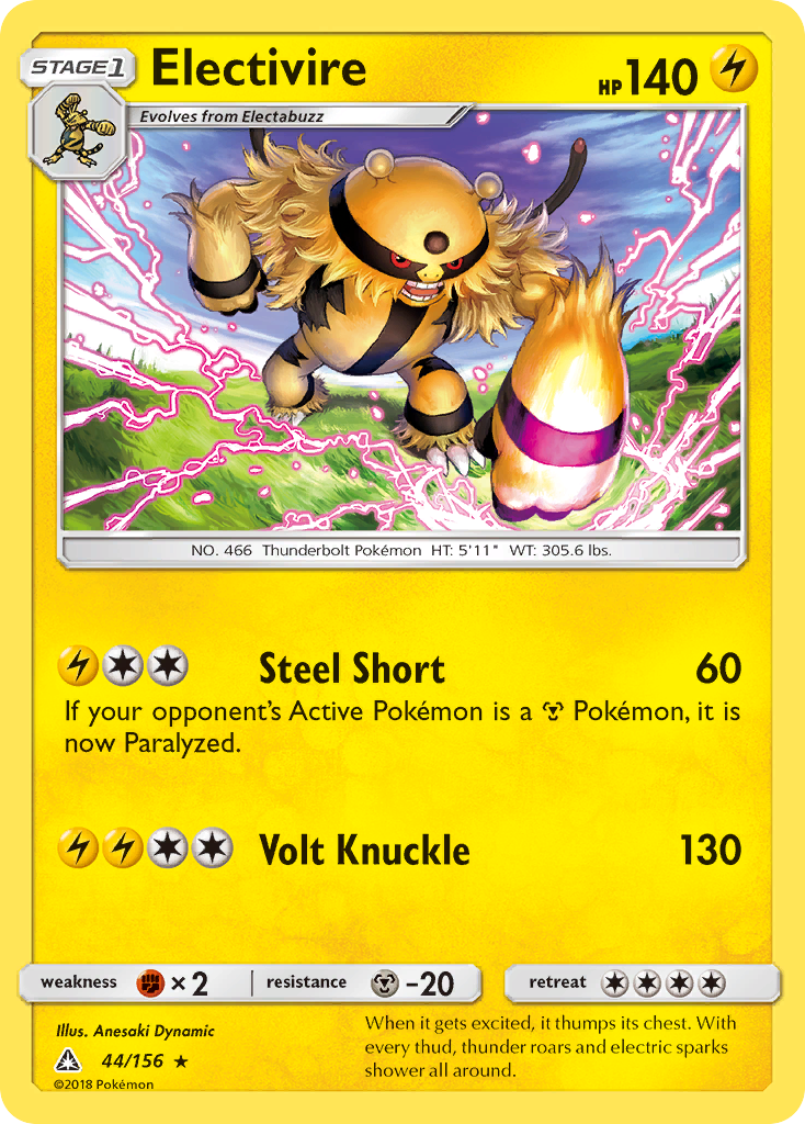 Electivire (44/156) [Sun & Moon: Ultra Prism] | Good Games North