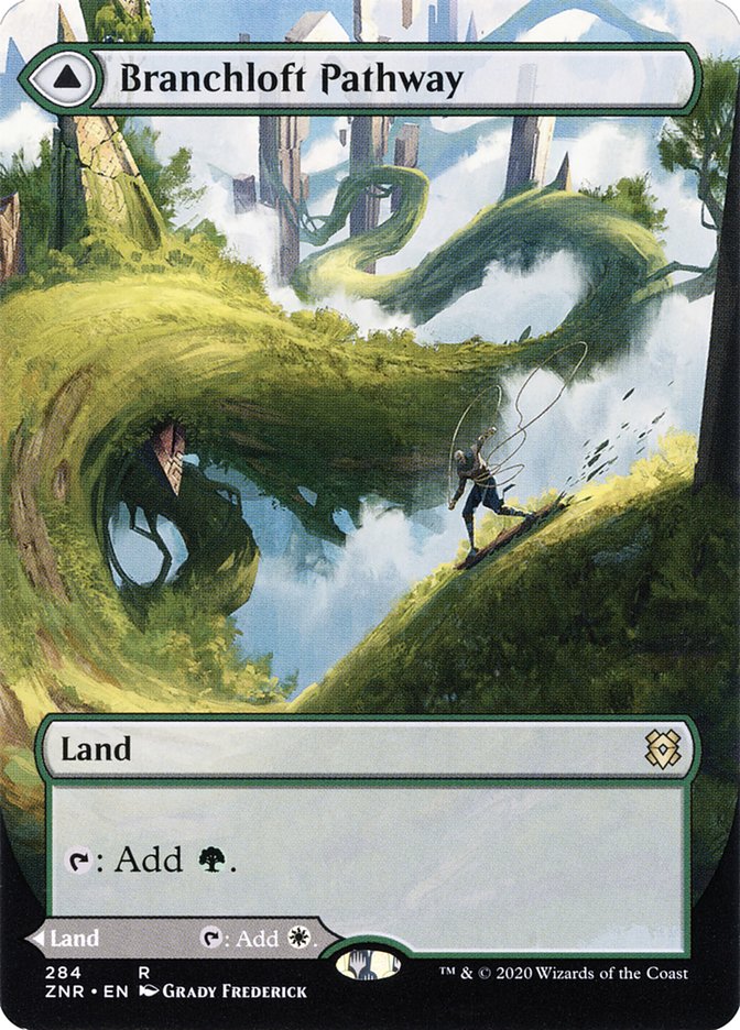 Branchloft Pathway // Boulderloft Pathway (Borderless) [Zendikar Rising] | Good Games North