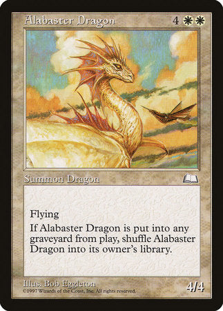 Alabaster Dragon [Weatherlight] | Good Games North