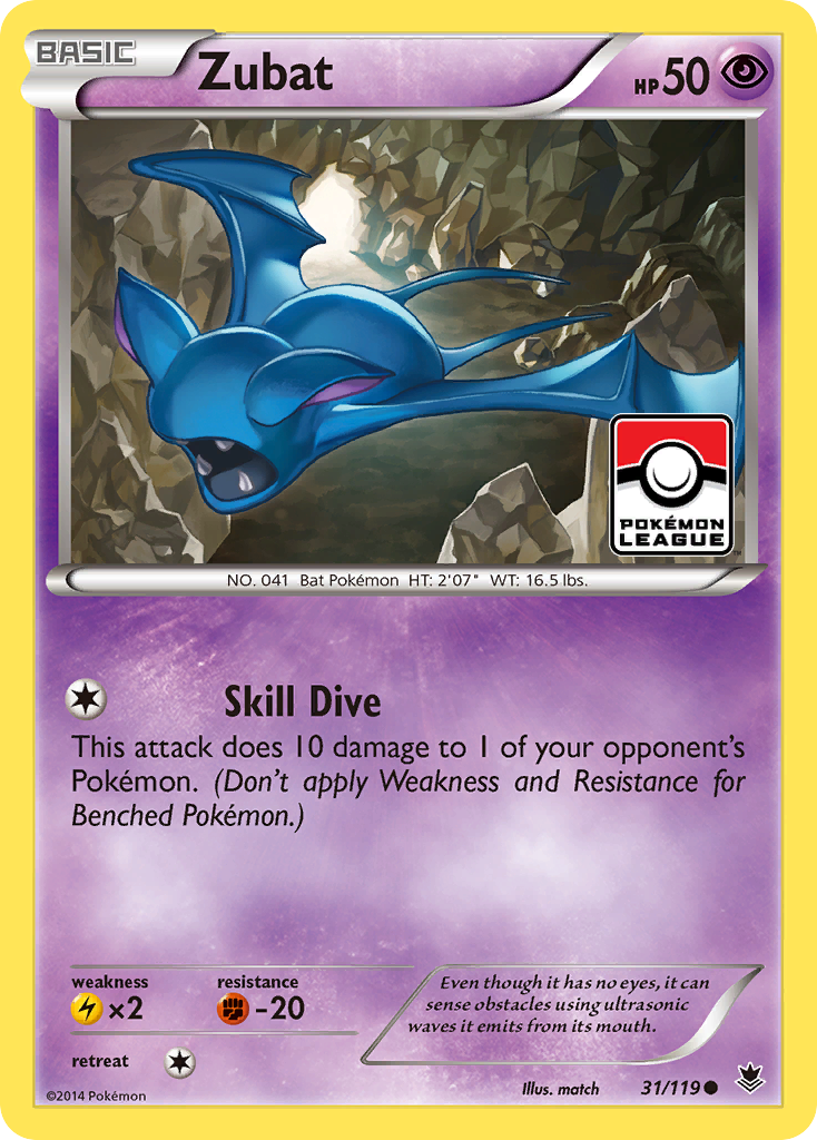 Zubat (31/119) [XY: Phantom Forces] | Good Games North