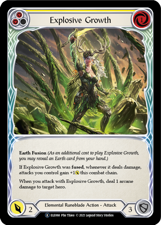 Explosive Growth (Yellow) [U-ELE068] Unlimited Normal | Good Games North