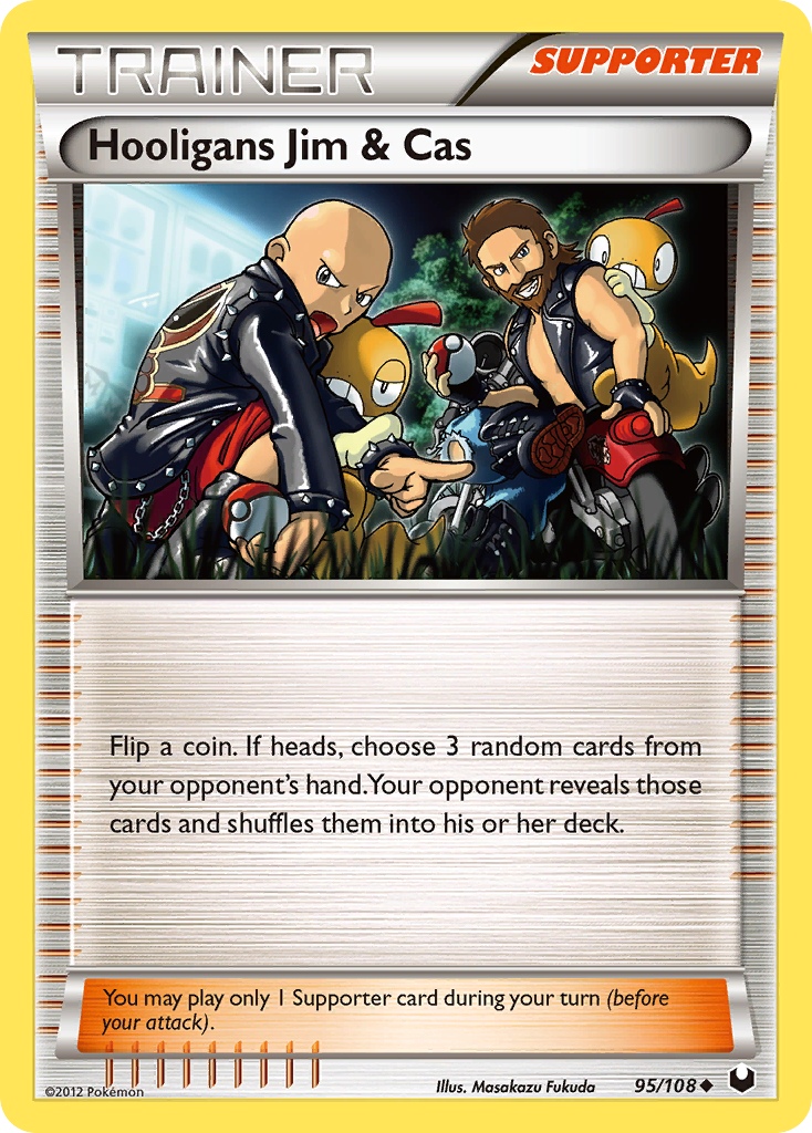 Hooligans Jim & Cas (95/108) [Black & White: Dark Explorers] | Good Games North