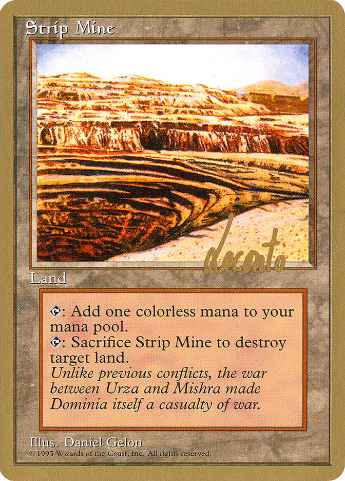 Strip Mine (Michael Loconto) [Pro Tour Collector Set] | Good Games North