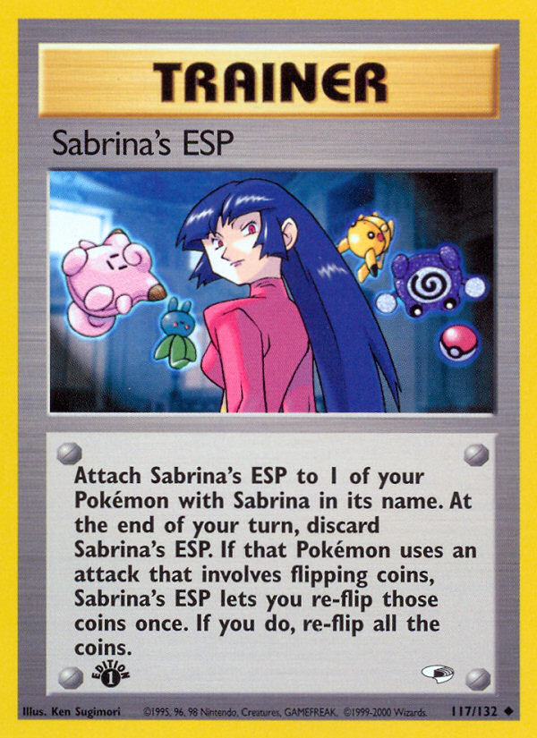Sabrina's ESP (117/132) [Gym Heroes 1st Edition] | Good Games North