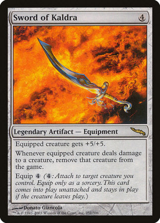 Sword of Kaldra [Mirrodin] | Good Games North