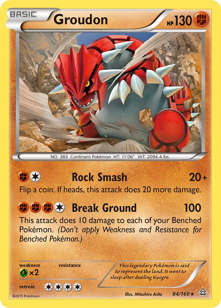Groudon (84/160) (Theme Deck Exclusive) [XY: Primal Clash] | Good Games North