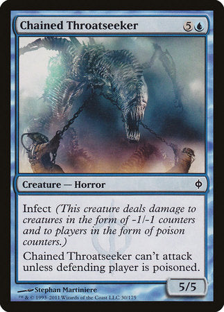 Chained Throatseeker [New Phyrexia] | Good Games North