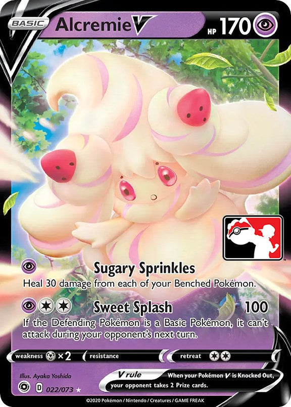 Alcremie V (22/73) [Prize Pack Series One] | Good Games North