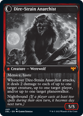 Volatile Arsonist // Dire-Strain Anarchist [Innistrad: Double Feature] | Good Games North