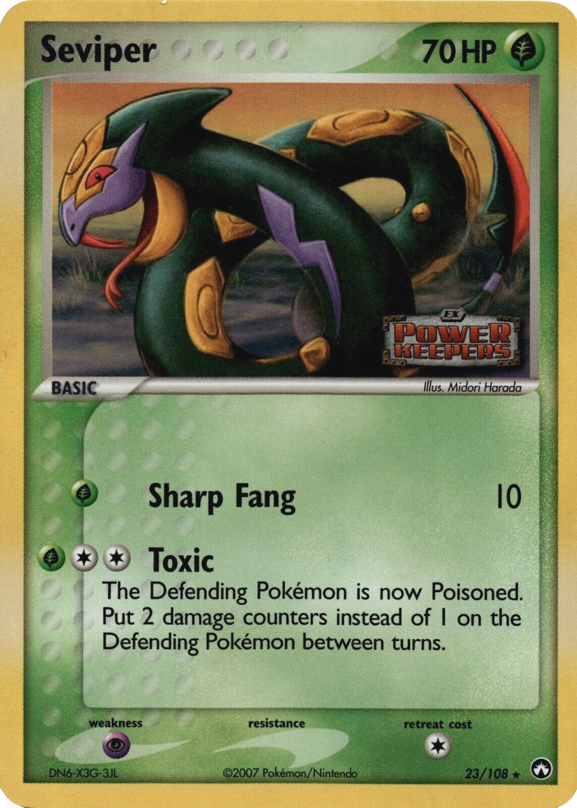 Seviper (23/108) (Stamped) [EX: Power Keepers] | Good Games North